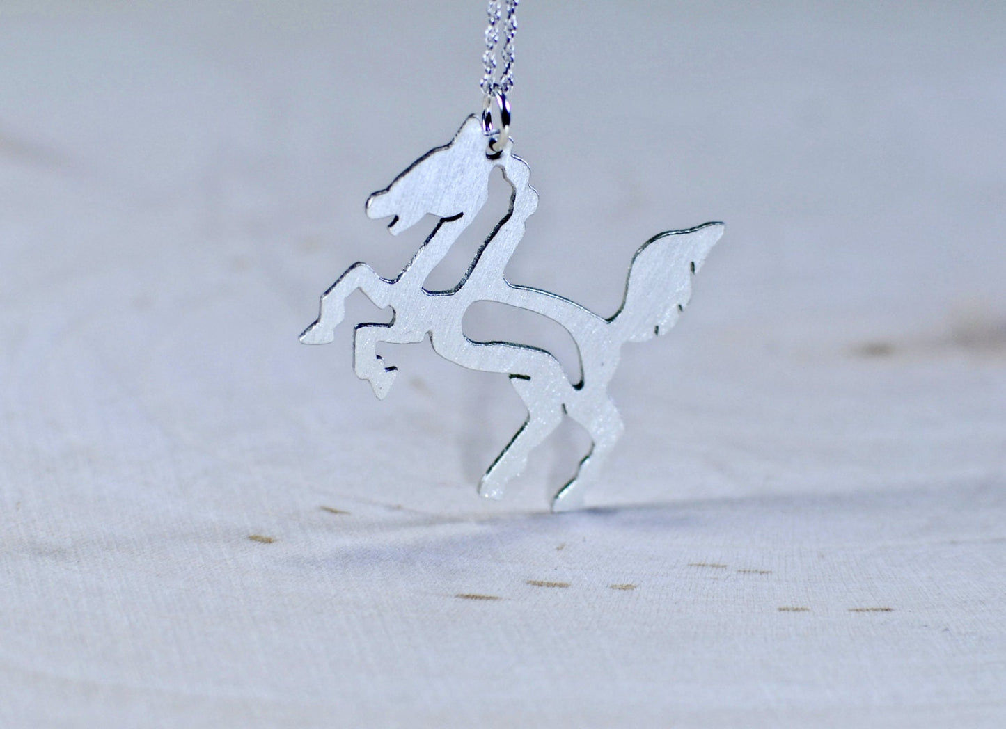 Horse Necklace in Sterling Silver