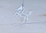 Sterling silver horse necklace, NiciArt 