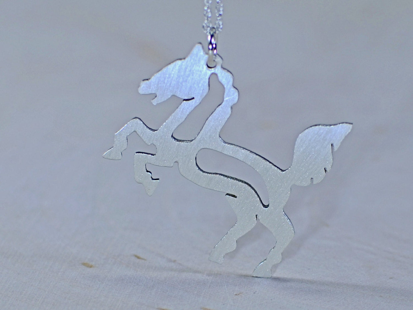 Horse Necklace in Sterling Silver