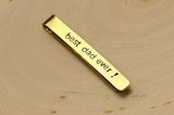 Brass Tie Bar for the Best Dad Ever, NiciArt 