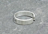 Men's I am the dude sterling silver toe ring, NiciArt 