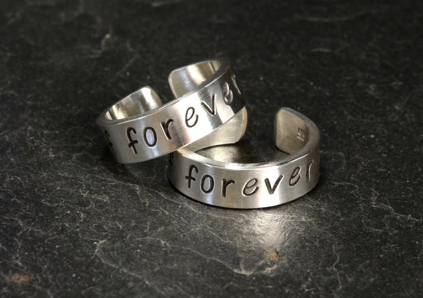 Best Friends Forever Sterling Silver Toe Ring Set