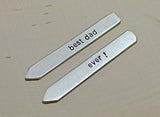 Best dad ever collar stays in aluminum, NiciArt 