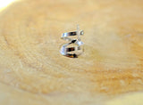 Sterling silver anchor bypass ring with I refuse to sink, NiciArt 