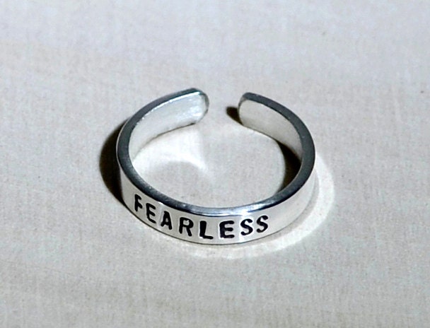 Fearless Sterling Silver Toe Ring - choice of metals