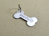 Aluminum personalized bone shaped dog tag, NiciArt 