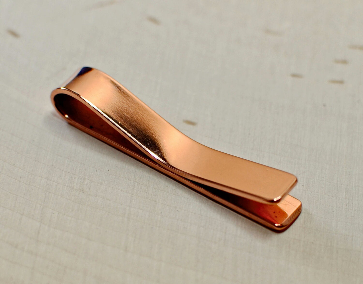 Personalized Monogram on Copper Tie Clip